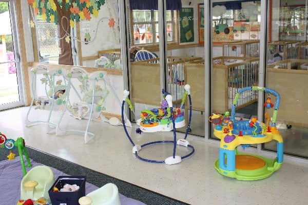 Our Infants and Toddlers have lots of room  to explore and discovery their world.