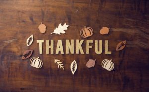 practice being thankful