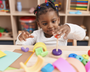 Building Bridges to Brilliance: Advancing Hand-Eye Coordination in Preschoolers at Kids 'R' Kids of Flower Mound, Preschool. Childcare, daycare