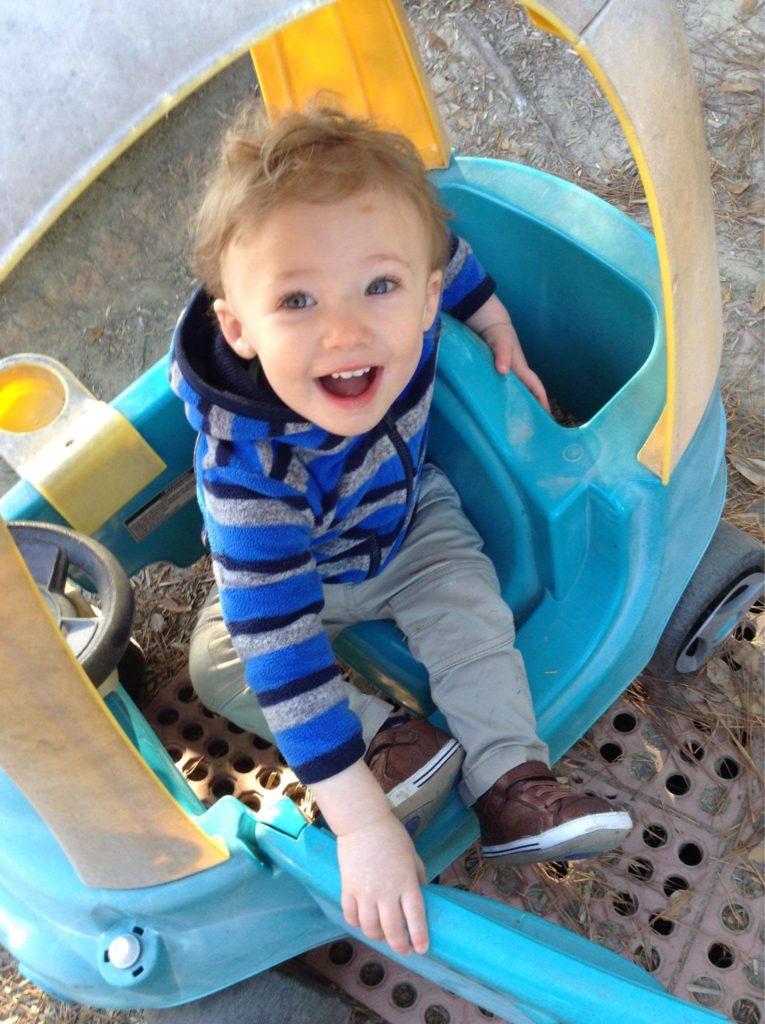 All smiles on the playground!