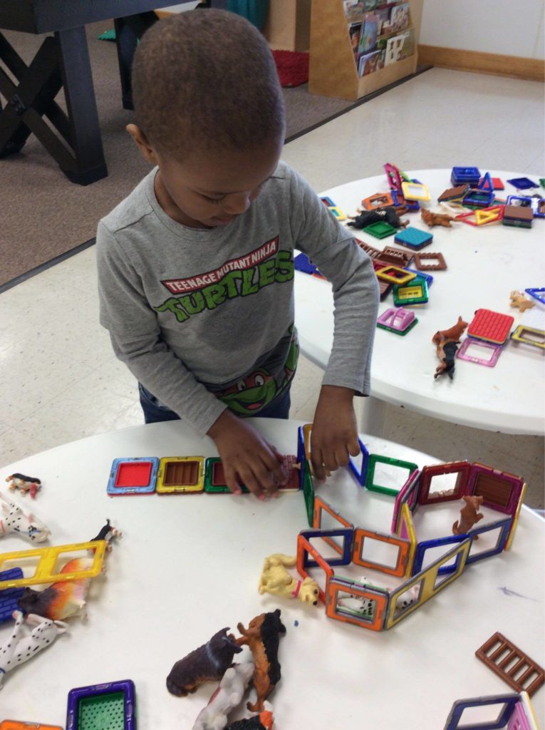 Hands-on activities (such as patterns, measurements and shapes) are important for developing your child into an abstract thinker.