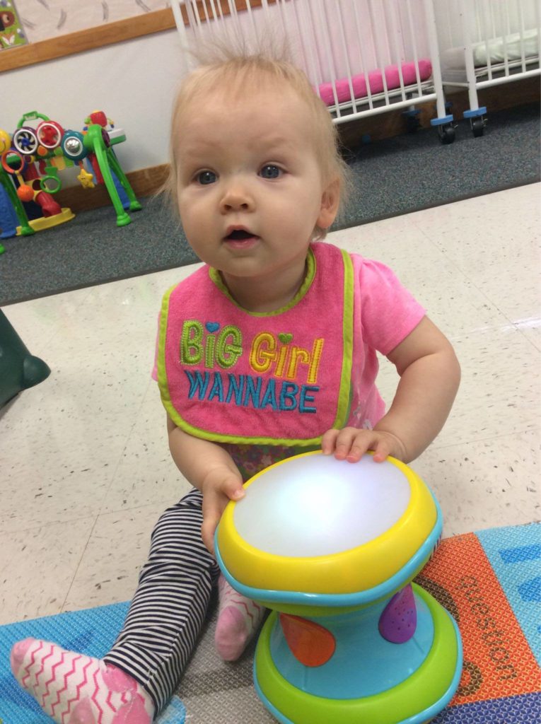One of our Infant-Toddler Program students having a great time!