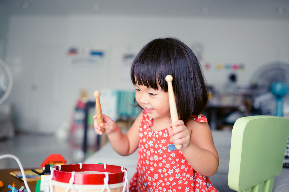 How to Teach Preschool Children about Music at Kids 'R' Kids Highland Glen, preschool, daycare, childcare
