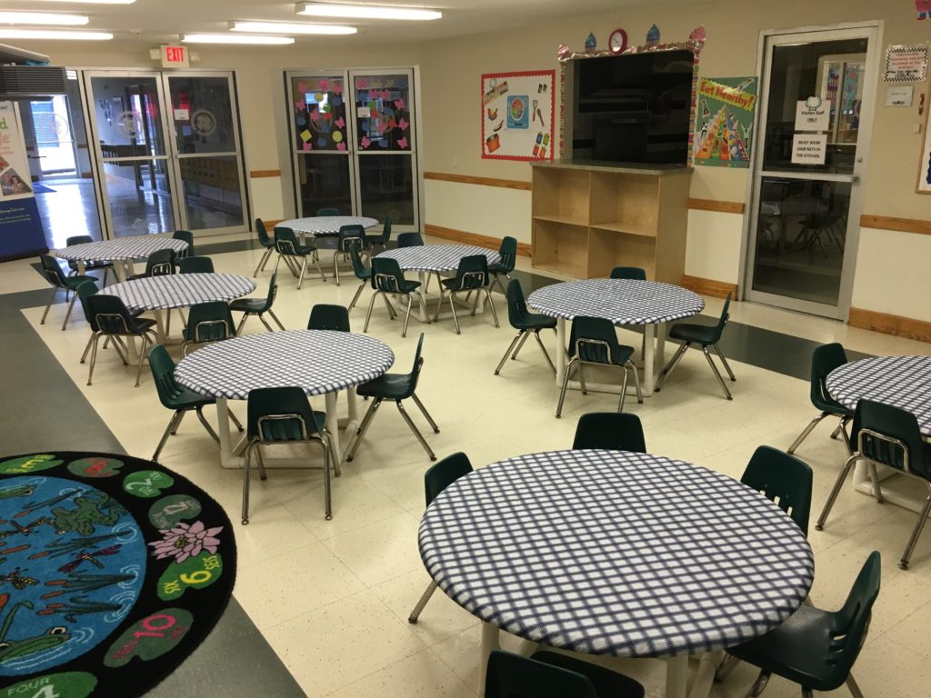 Our Kids Cafe serves fresh healthy meals and is also used for our Technology Center during non-meal times!