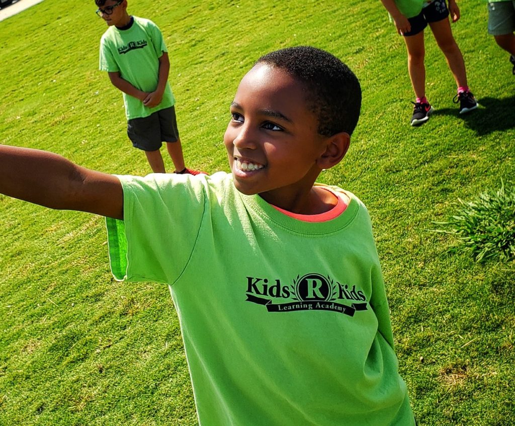 One of our Summer Campers having a blast!