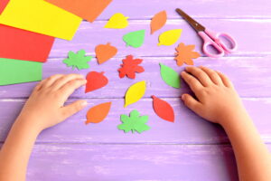 Creative Fall Crafts: Interactive Autumn Activities for Preschool Fun at Kids 'R' Kids of New Territory, Preschool. Childcare, daycare