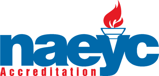 NAEYC -  National Association for Education of Young Children awarded for quality in education.