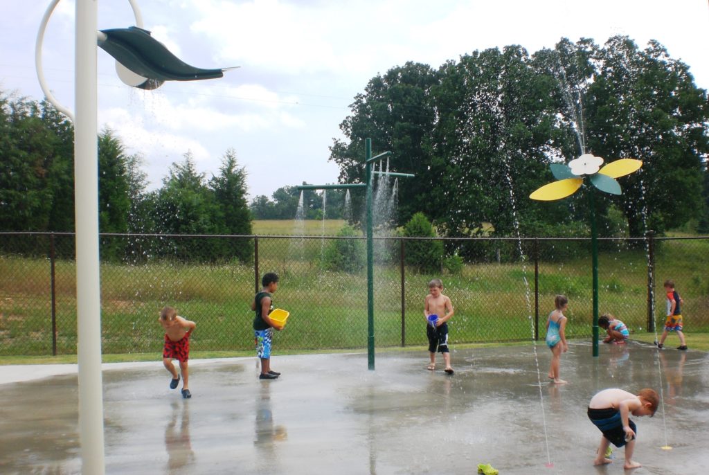 Onsite Water Playground for summertime fun!