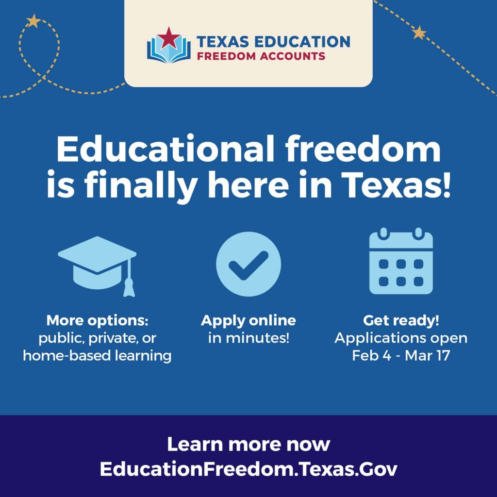 Texas Education Freedom Accounts (TEFA) Kids R Kids Richardson
