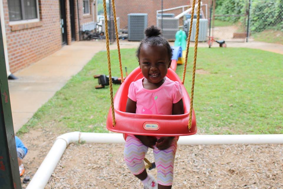 Our playgrounds are filled with age appropriate equipment to make our outdoor time fun and safe!