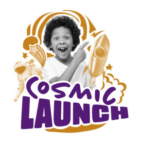 Cosmic Launch camp weekly logo