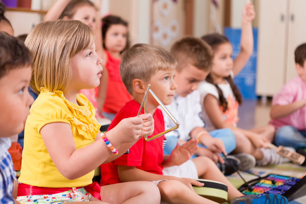 Three Ways Preschoolers Benefit from Music at Kids 'R' Kids Spring West, daycare, childcare, preschool