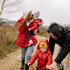 preschooler, family, connection, learning, outside, nature