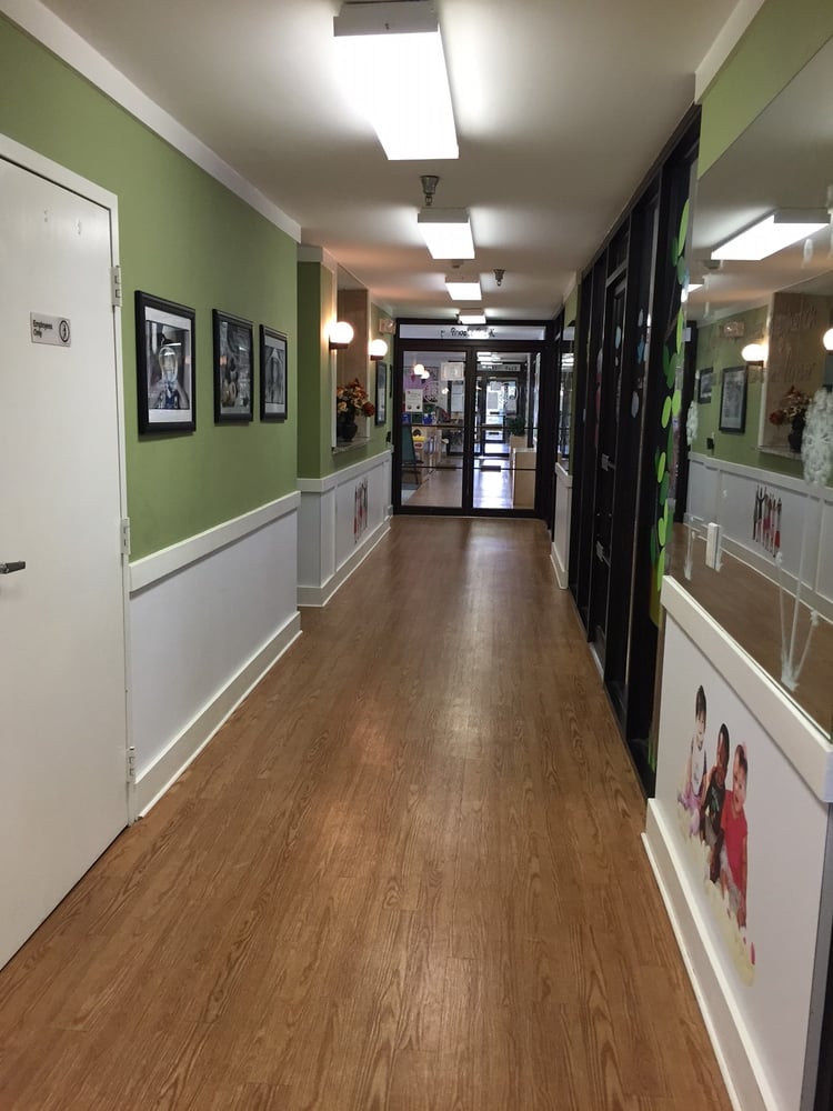 Come take a peek at our hallway that has glass wall classrooms!