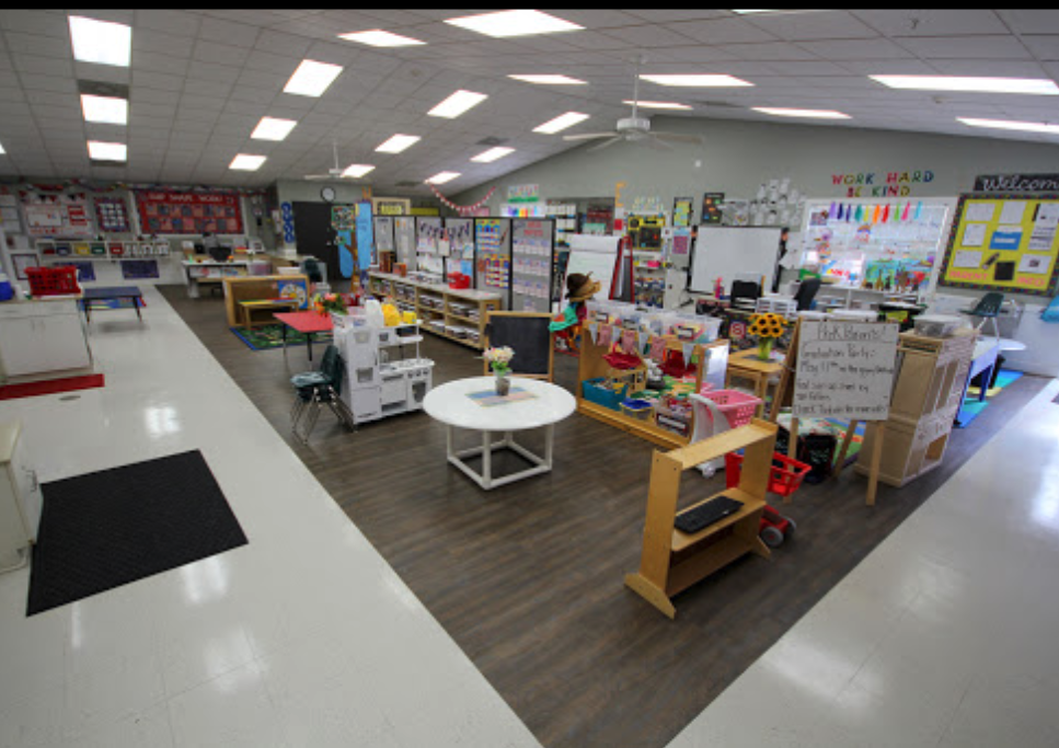 Our classrooms have lots of room to explore and engage in hands-on activities.