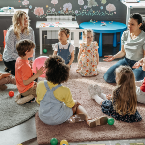 learning, fun, teacher, students, preschoolers