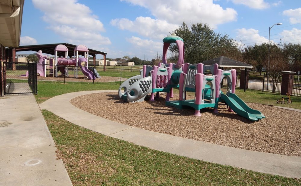 Each of our playgrounds are age appropriate and enclosed for each age group.