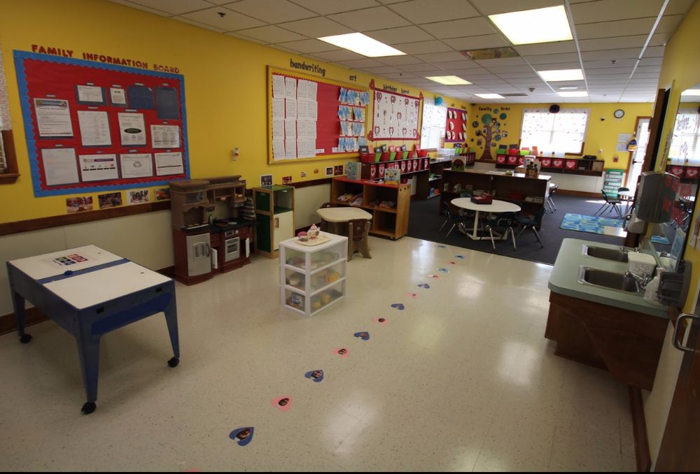 Each of our classrooms are designed to meet the needs of the children in our care.