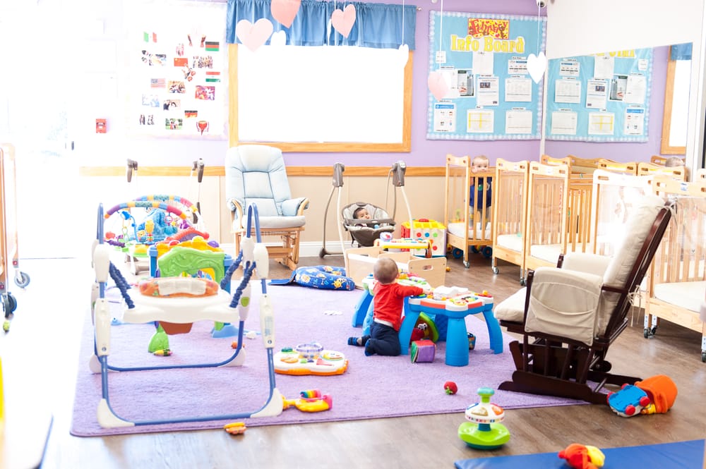 Our Infant room has lots of room for little ones to explore and discover!