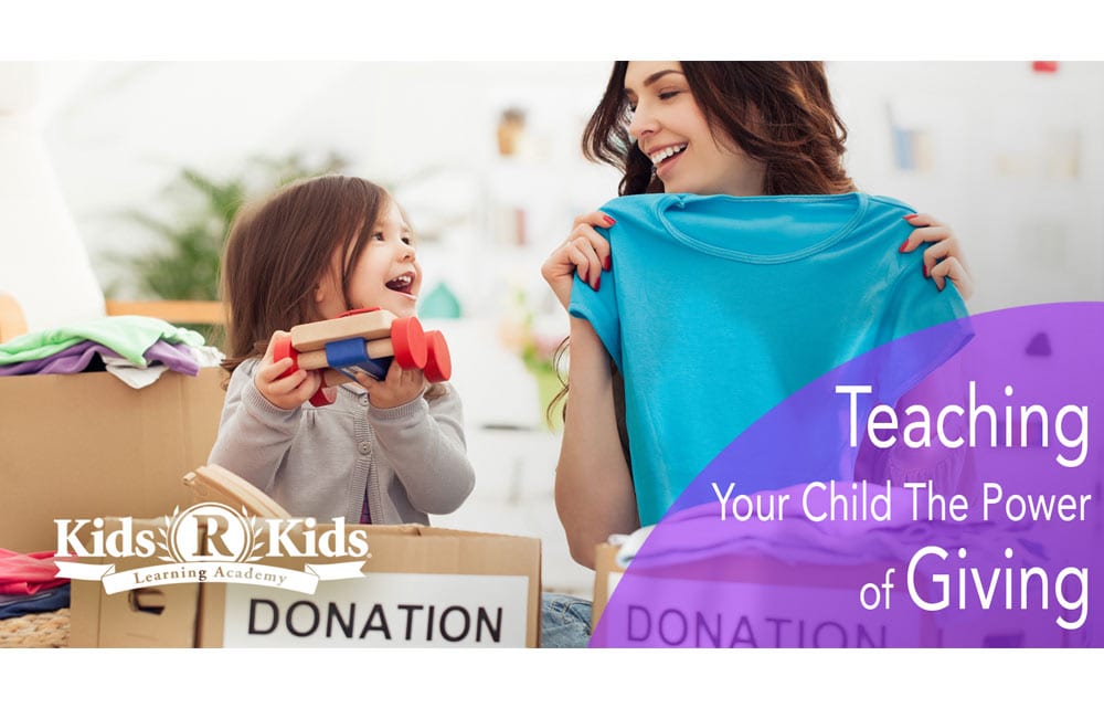 Blog image of Parent and child packing a donation box