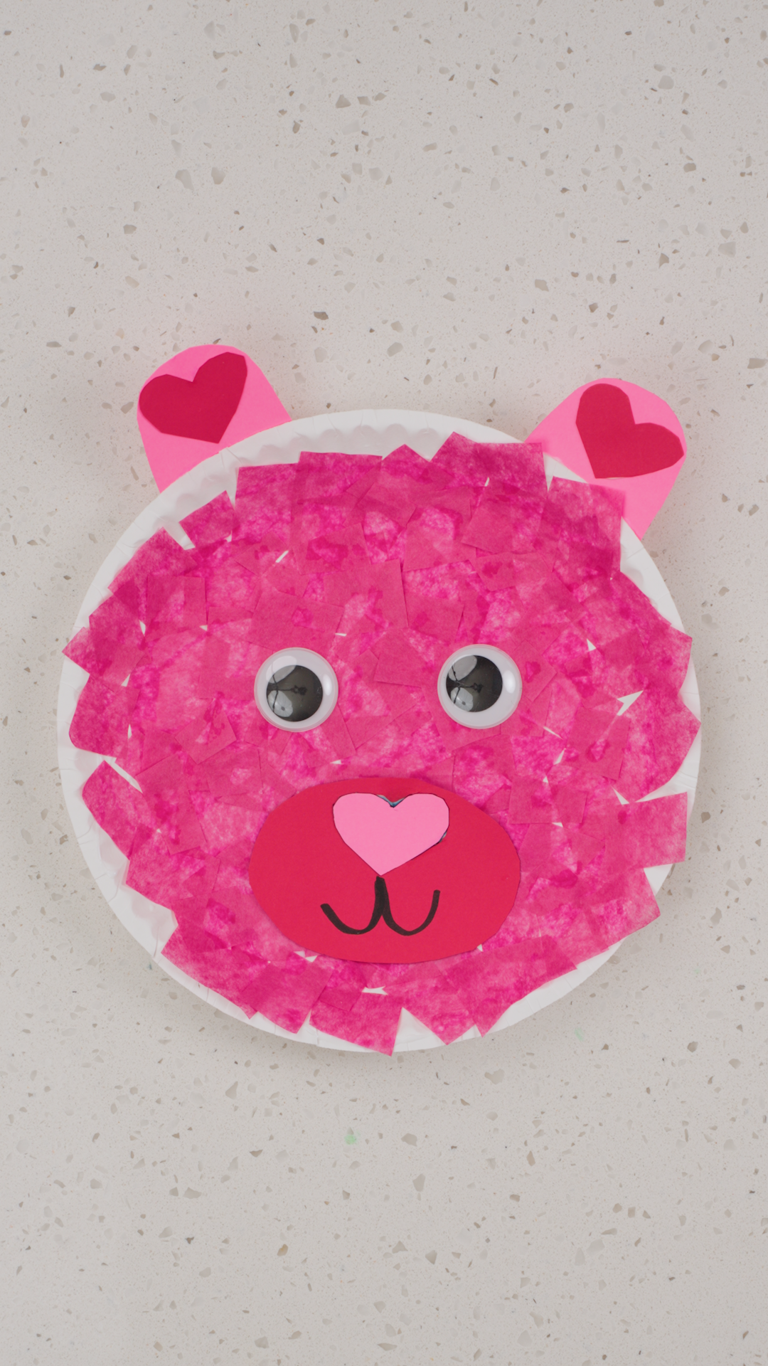 Valentine Bear Paper Plate Craft - Kids 'R' Kids